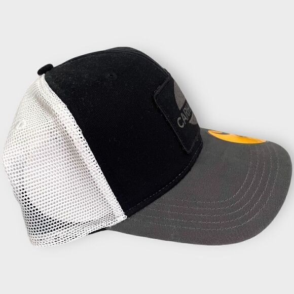 Carhartt 105692 Mesh-Back Logo Graphic Black White Cap Mens size One Size - Picture 3 of 7